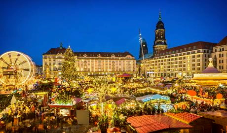 Dresden mit Striezelmarkt