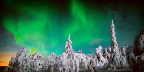 Titelbild für Polarlichterzeit in Finnisch Lappland